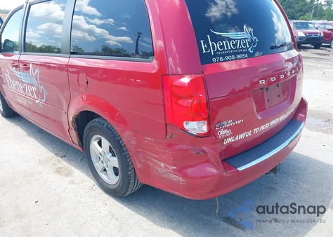 2012 Dodge Grand Caravan Sxt из США, поврежденный, VIN 2C4RDGCGXCR210970